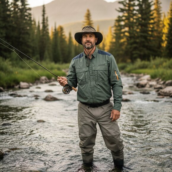 Craghoppers Olive Green Outdoor Button Down Shirt Size XL EUC - Picture 1 of 6
